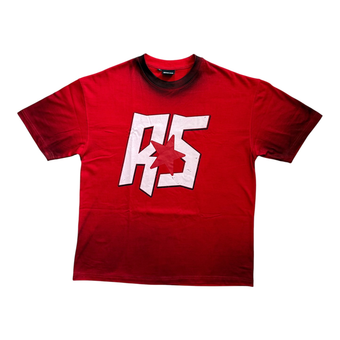 basic logo tee red