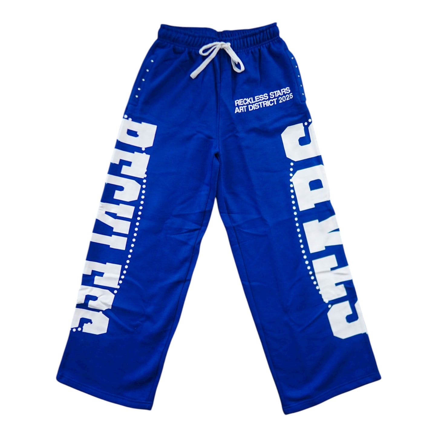 Blue art district baggy sweatpants