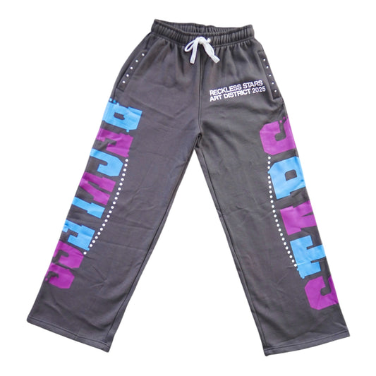 Grey art district baggy sweatpants