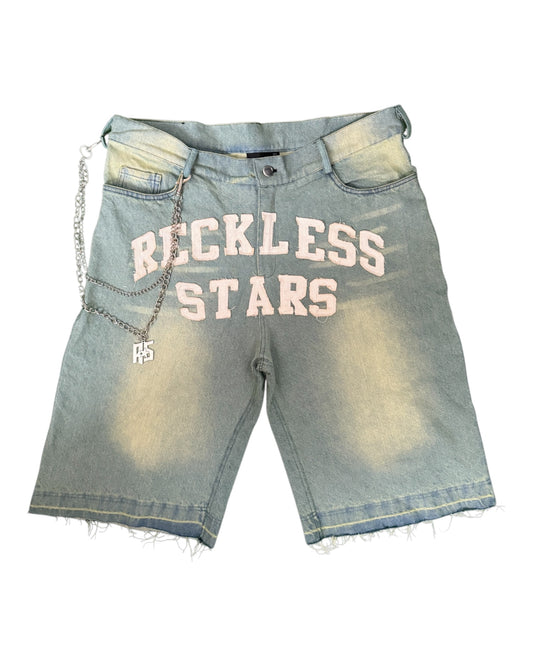 Lemonade denim shorts